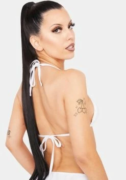 Coupon π₯° Hustler π Bikini Tops White Rhinestone Micro Triangle π Bikini Top π 9 Hustler Bikini Tops White Rhinestone Micro Triangle Bikini Top