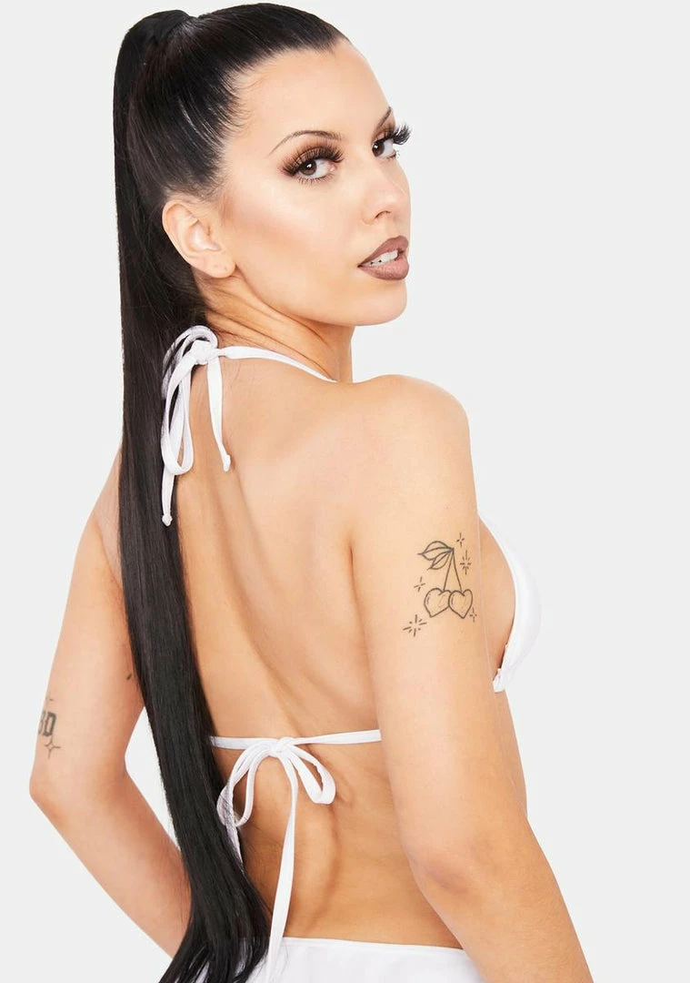 Coupon π₯° Hustler π Bikini Tops White Rhinestone Micro Triangle π Bikini Top π 6 Hustler Bikini Tops White Rhinestone Micro Triangle Bikini Top