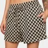 Pretty Garbage Bottoms Checkered Print Lounge Shorts