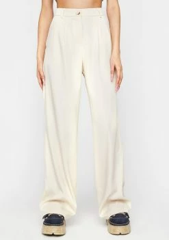 Pretty Garbage Wide Leg Tailored Pants Bottoms