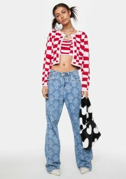 Brand new π Pretty Garbage Knit Cardigans Geo Print Sweater Cardigan π₯° 8 Pretty Garbage Knit Cardigans Geo Print Sweater Cardigan