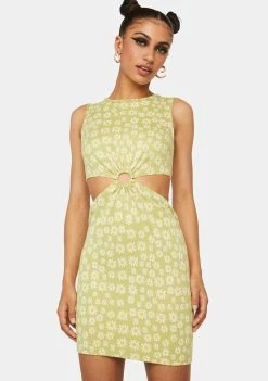 Pretty Garbage Cut Out Mini Dress Dresses