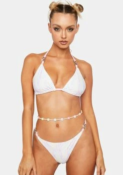 Hustler Snake Rhinestone Bikini Bottoms