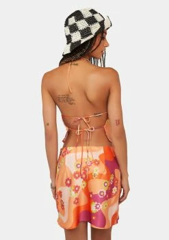Deals β¨ Another Girl Mini π Skirt Psychedelic Floral π Skirt π 9 Another Girl Mini Skirt Psychedelic Floral Skirt