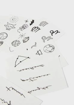 INKED By Dani Zodiac Pack: Taurus + Virgo + Capricorn Temporary Tattoo Pack