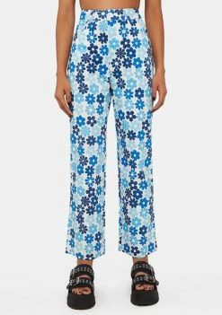 Another Girl Eco Floral Cropped Jeans Trousers