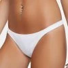 Hustler White Tanga Bikini Bottoms