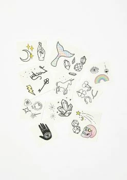INKED By Dani Luck N' Magic Temporary Tattoo Pack Pasties & Tatts