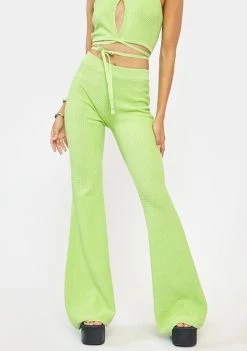 Another Girl Zig Zag Knit Flares Bottoms