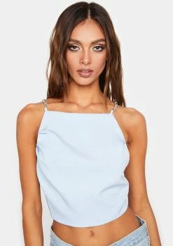 Pretty Garbage Open Back Crop Top