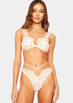 Power 2 The Flower Swim Fleetwood Jagger Bikini Bottoms