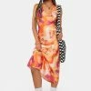 Another Girl Midi Dresses Psychedelic Floral Slip Dress