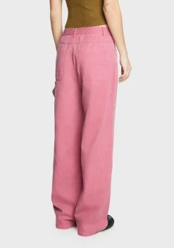 Pretty Garbage Berry Patchwork Utility Pants