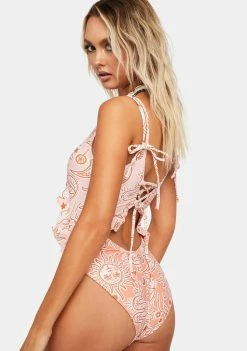 Power 2 The Flower Fleetwood Carlita One-Piece Swimsuit