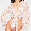 Power 2 The Flower Tops Anita Tie Front Top