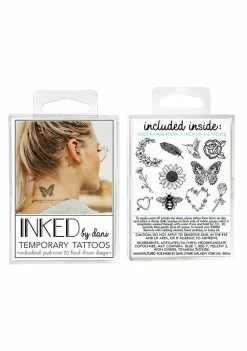 INKED By Dani Embroidered Temporary Tattoo Pack