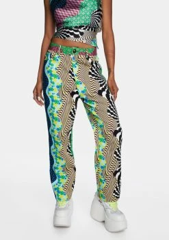 Another Girl Prudence Printed Jeans