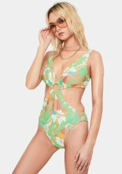 Power 2 The Flower Nadja Floral One-Piece Swimsuit