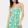 Flash Sale π Pretty Garbage Swirl Print Mini π Dress Sundress β 2 Pretty Garbage Swirl Print Mini Dress Sundress