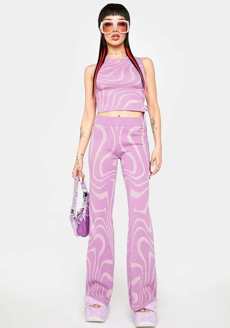 Wholesale β€οΈ Another Girl Lurex Swirl Tie Side Knit Top Tank Crop Top π 5 Another Girl Lurex Swirl Tie Side Knit Top Tank Crop Top