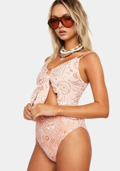 Power 2 The Flower Fleetwood Carlita One-Piece Swimsuit