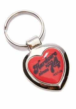 Hustler Shop 15 Hustler Hardcore Since â74 Heart Keychain