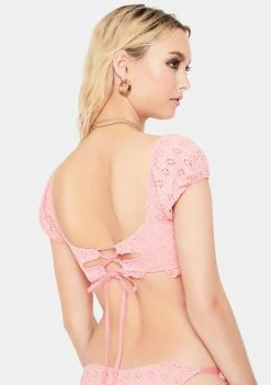 Buy π Power 2 The Flower Coral Lottie Peasant π Bikini Top 𧨠9 Power 2 The Flower Coral Lottie Peasant Bikini Top