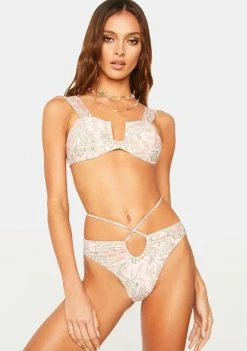 Power 2 The Flower Jagger Keyhole Bikini Bottoms