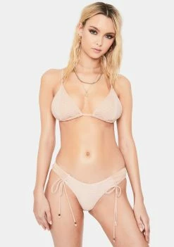 Power 2 The Flower Rose Anna Ruched Bikini Bottoms