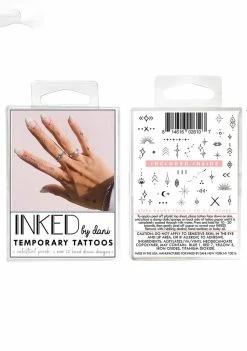 INKED By Dani Celestial Temporary Tattoo Pack