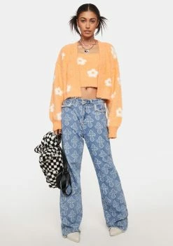 Coupon β Pretty Garbage Tops Ditsy Floral Eyelash Cardigan π 8 Pretty Garbage Tops Ditsy Floral Eyelash Cardigan