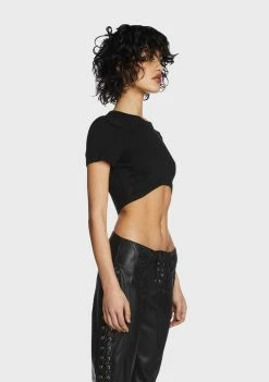 Best reviews of ❤️ Pretty Garbage Curved Hem Ribbed Knit Top ❤️ 9 Pretty Garbage Curved Hem Ribbed Knit Top