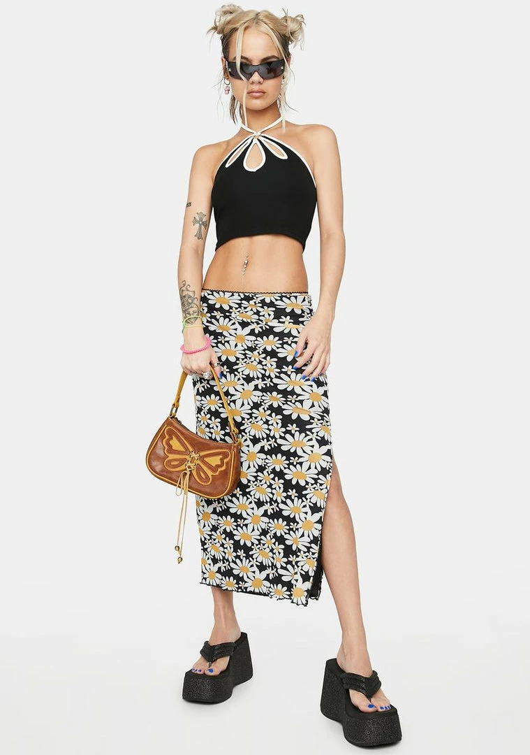 New π Pretty Garbage Tops Contrast Trim Cut Out Crop Top π 5 Pretty Garbage Tops Contrast Trim Cut Out Crop Top