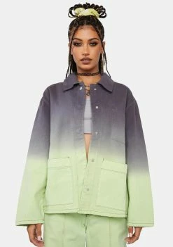 Another Girl Dip Dye Utility Jacket