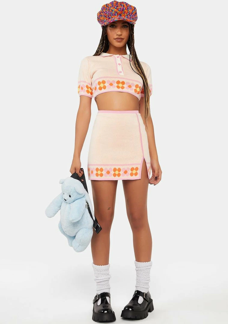 Cheap π Another Girl Daisy Border Mini π Skirt π 5 Another Girl Daisy Border Mini Skirt