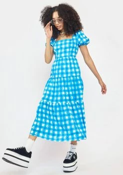 Another Girl Tie Back Midaxi Dress