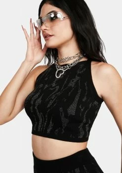 Buy π Another Girl Tops Lurex Knitted Cross Back Top π 9 Another Girl Tops Lurex Knitted Cross Back Top