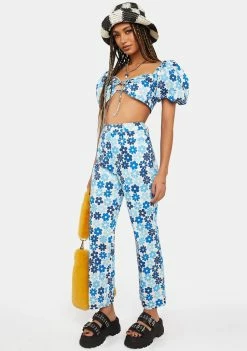 Promo π₯ Another Girl Eco Floral Cropped π Jeans Trousers π₯ 8 Another Girl Eco Floral Cropped Jeans Trousers