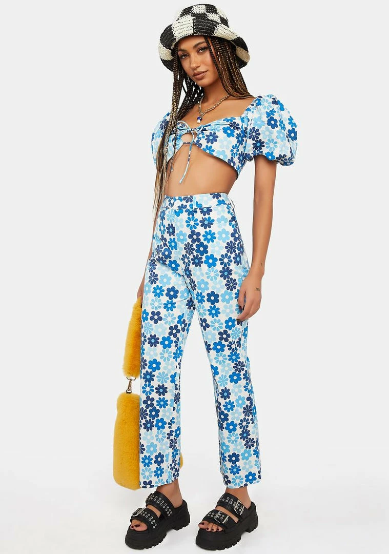 Promo π₯ Another Girl Eco Floral Cropped π Jeans Trousers π₯ 5 Another Girl Eco Floral Cropped Jeans Trousers