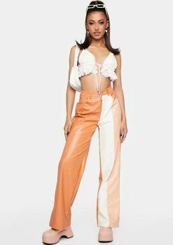 Power 2 The Flower Ines Ruffle Tri Top