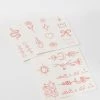 INKED By Dani Red Ink Temporary Tattoo Pack Temporary Tattoos