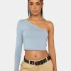 Pretty Garbage Hot Fix One Shoulder Top