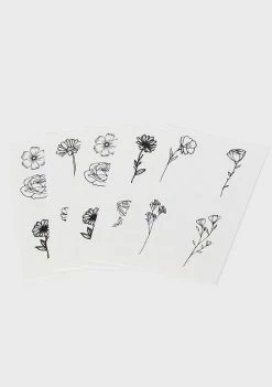 INKED By Dani Blooming Tattoo Pack Temporary Tattoos