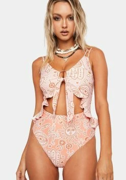 Hustler Shop 25 Power 2 The Flower Fleetwood Carlita One-Piece Swimsuit