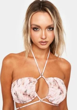 Power 2 The Flower Woodstock Talitha Bikini Top