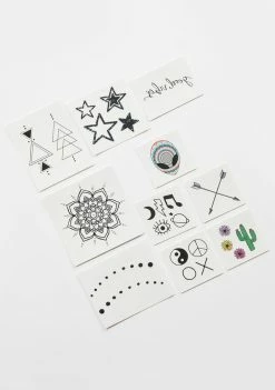 INKED By Dani Pasties & Tatts Festival Temporary Tattoo Pack