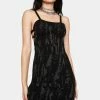 Another Girl Lurex Knitted Mini Dress Dresses