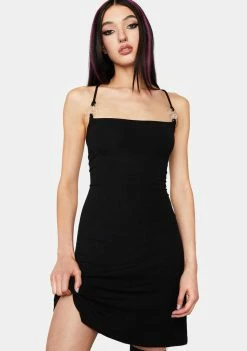 Pretty Garbage Open Back Mini Dress