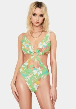 Power 2 The Flower Nadja Floral One-Piece Swimsuit