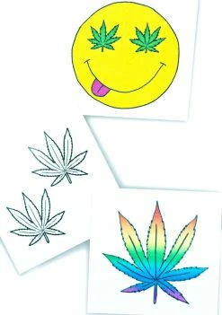 INKED By Dani Good Vibes Temporary Tattoo Pack Pasties & Tatts